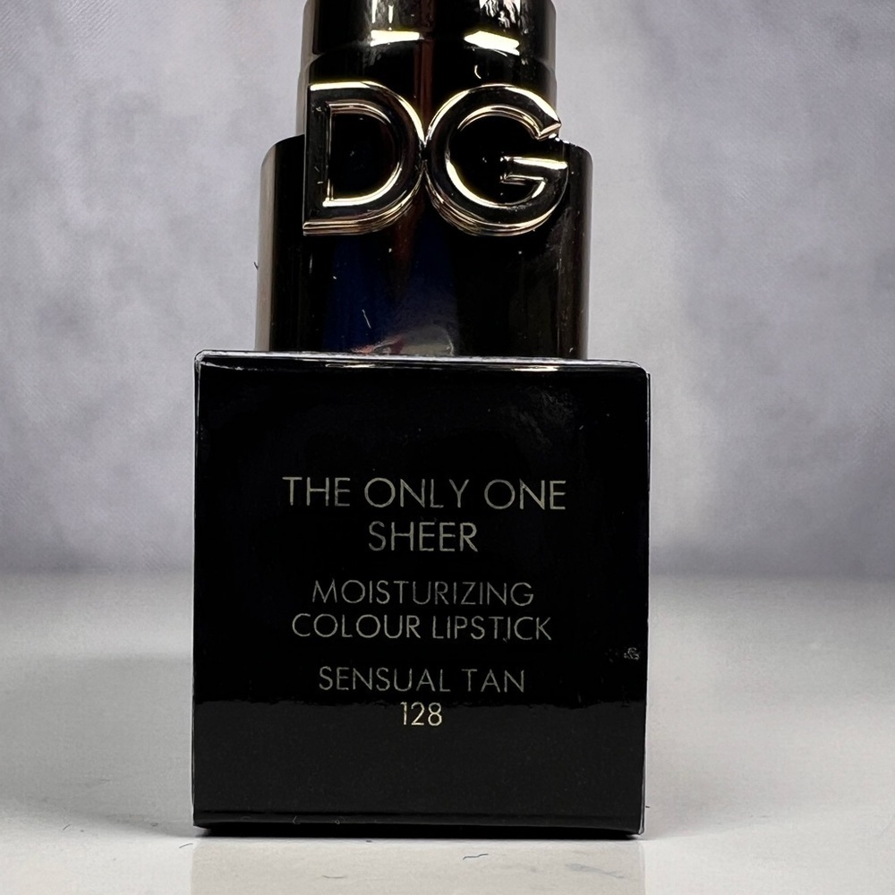💄 DOLCE & GABBANA The Only One Sheer #128 Sensual Tan 3.5g Moisturizing Lipstick - Picture 3 of 4